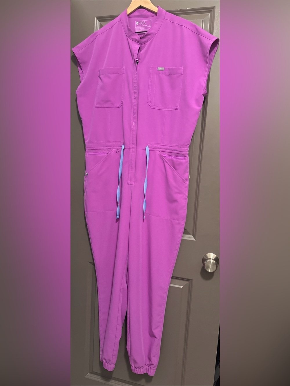 Figs Women Size XL Technical Collection Rafaela Jogger Scrub Jumpsuit #1001889R - Picture 3 of 16